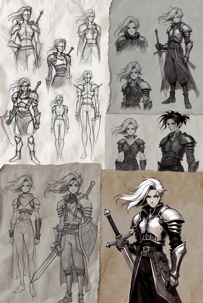 The Trader design sheet